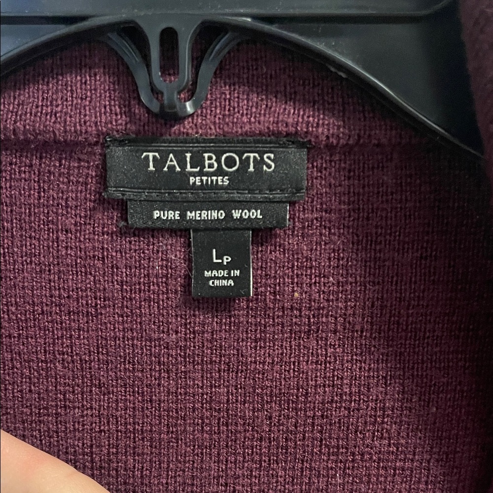 Talbots Rich Burgundy Blazer - Picture 2 of 3